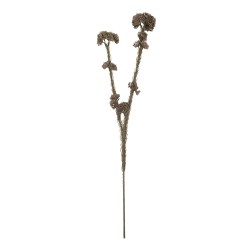 Clayre & Eef Fleur artificielle 58 cm Gris Plastique