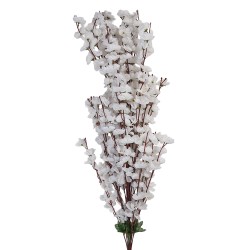 Clayre & Eef Kunstblume 100 cm Weiß Kunststoff