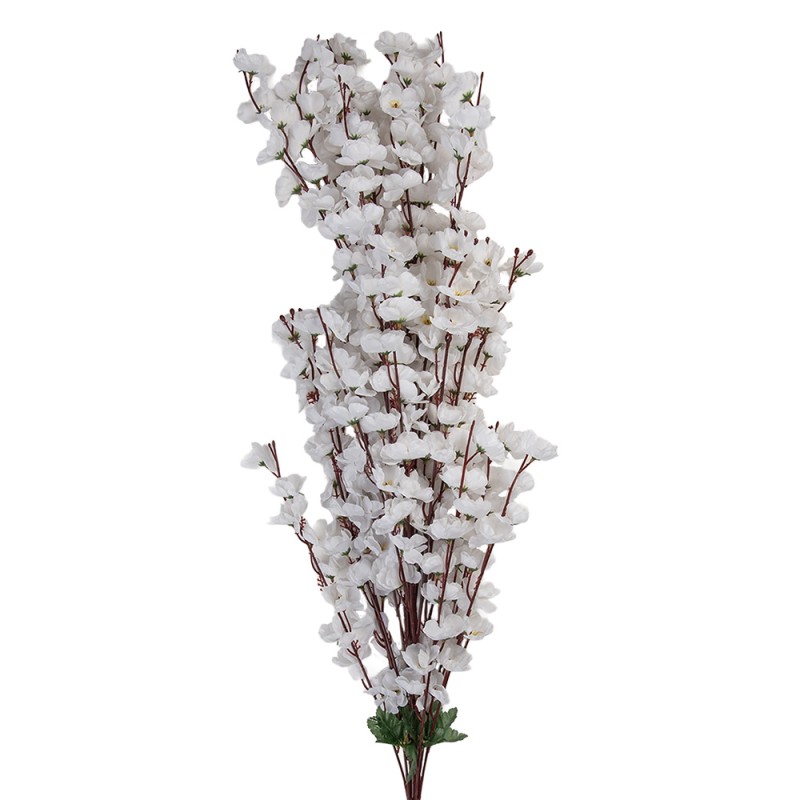 Clayre & Eef Kunstblume 100 cm Weiß Kunststoff
