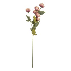 Clayre & Eef Fleur artificielle 10x10x63 cm Rose Plastique