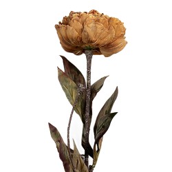 Clayre & Eef Fleur artificielle 65 cm Jaune Plastique