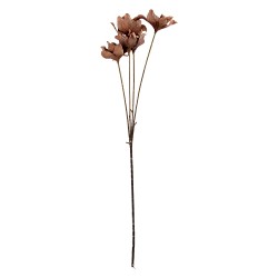 Clayre & Eef Kunstbloem 60 cm Bruin Kunststof