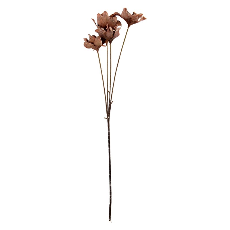 Clayre & Eef Kunstbloem 60 cm Bruin Kunststof
