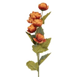 Clayre & Eef Kunstblume 10x10x63 cm Orange Kunststoff