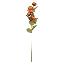 Clayre & Eef Kunstblume 10x10x63 cm Orange Kunststoff