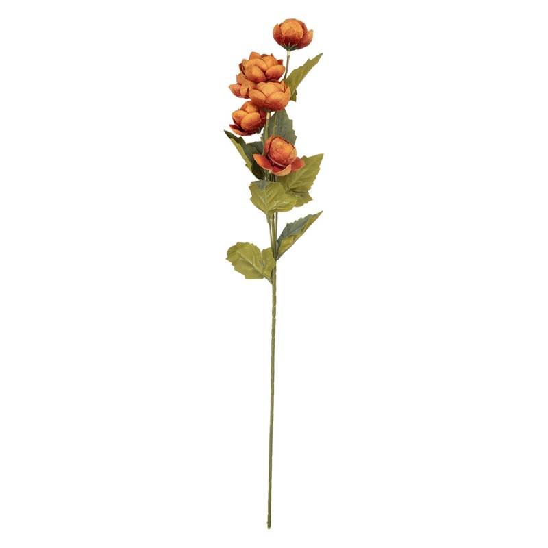 Clayre & Eef Kunstblume 10x10x63 cm Orange Kunststoff