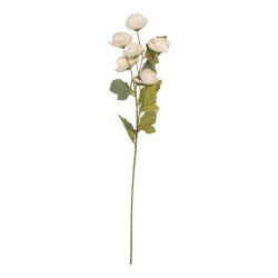 Clayre & Eef Kunstblume 10x10x63 cm Weiß Kunststoff