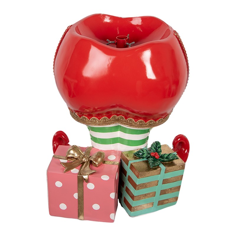 Clayre & Eef Kerstboom Standaard Schoenen 57x41x66 cm Rood Kunststof