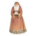 Clayre & Eef Christmas Decoration Figurine Santa Claus 17x13x27 cm Red Plastic