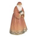 Clayre & Eef Christmas Decoration Figurine Santa Claus 17x13x27 cm Red Plastic