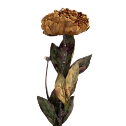 Clayre & Eef Fleur artificielle 65 cm Jaune Plastique