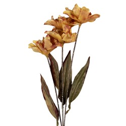 Clayre & Eef Kunstblume 60 cm Gelb Kunststoff