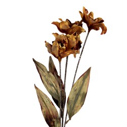 Clayre & Eef Kunstbloem 60 cm Oranje Kunststof