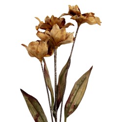 Clayre & Eef Kunstblume 60 cm Braun Kunststoff