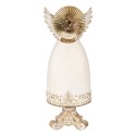 Clayre & Eef Decoratie Beeld Engel 16x12x41 cm Beige Kunststof