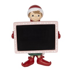 Clayre & Eef Decorative Figurine Elf 18x15x23 cm Red Plastic