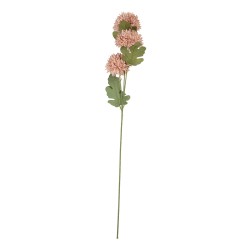 Clayre & Eef Fleur artificielle 64 cm Rose Plastique