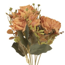 Clayre & Eef Kunstblume 29 cm Orange Kunststoff