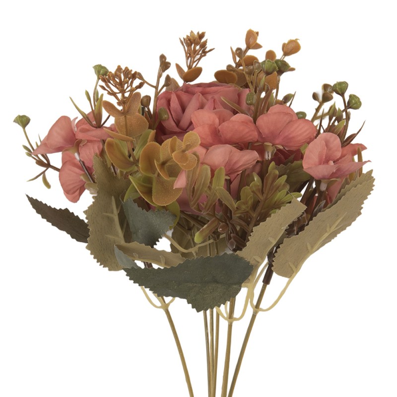 Clayre & Eef Fleur artificielle 29 cm Rose Plastique