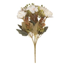Clayre & Eef Kunstblume 29 cm Weiß Kunststoff