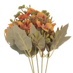 Clayre & Eef Artificial Flower 32 cm Orange Plastic