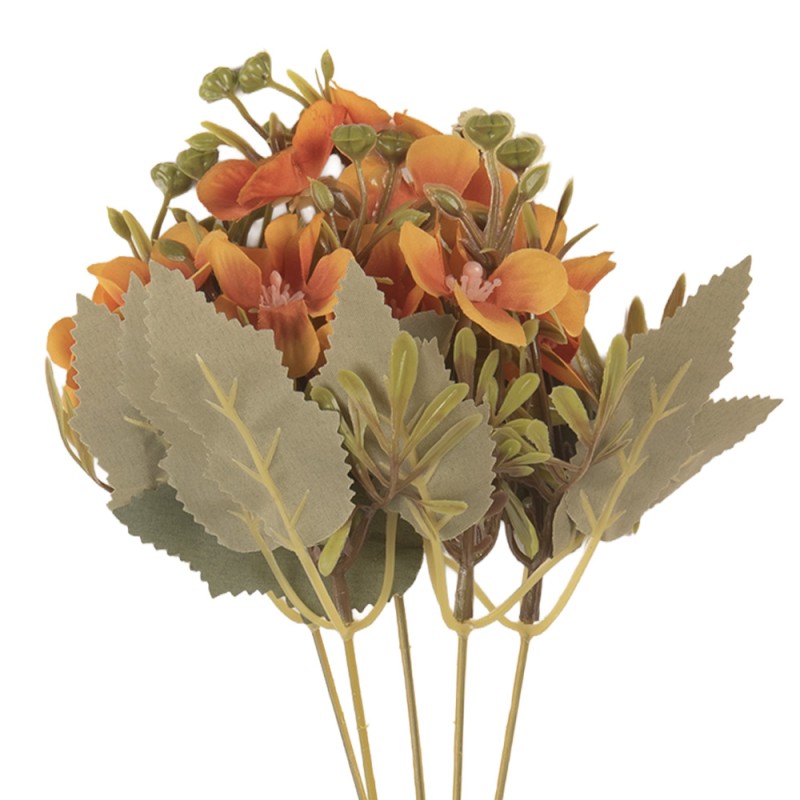 Clayre & Eef Artificial Flower 32 cm Orange Plastic