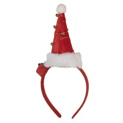 Clayre & Eef Bandeau de Noël 27 cm Rouge Plastique