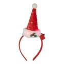Clayre & Eef Bandeau de Noël 27 cm Rouge Plastique
