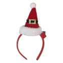 Clayre & Eef Christmas Headband 27 cm Red Plastic