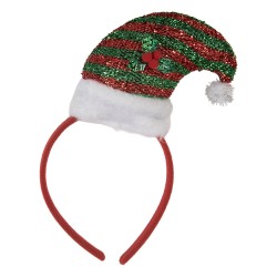 Clayre & Eef Bandeau de Noël 12x6x22 cm Rouge Plastique