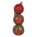 Clayre & Eef Weihnachtsdekoration mit LED-Beleuchtung 14x14x40 cm Rot Kunststoff