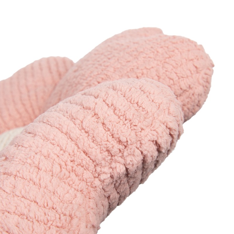 Clayre & Eef Cuscino decorativo Fiore 45x45cm Rosa Sintetico