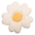 Clayre & Eef Cuscino decorativo Fiore 45x45cm Bianco Sintetico