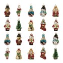 Clayre & Eef Weihnachts-Anhänger 20er-Set Mehrere Glas
