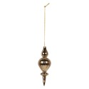 Clayre & Eef Weihnachtskugel Ø 5x15 cm Goldfarbig Glas