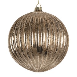 Clayre & Eef Weihnachtskugel Ø 15x15 cm Transparant Glas