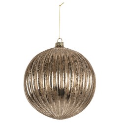Clayre & Eef Weihnachtskugel Ø 15x15 cm Transparant Glas