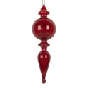 Clayre & Eef Weihnachtskugel Ø 5x17 cm Rot Glas