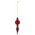 Clayre & Eef Weihnachtskugel Ø 5x17 cm Rot Glas