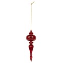 Clayre & Eef Weihnachtskugel Ø 9x28 cm Rot Glas