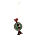 Clayre & Eef Christmas Ornament 7x4x12 cm Red Glass