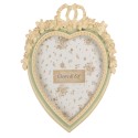 Clayre & Eef Bilderrahmen 13x18 cm Beige Grün Kunststoff