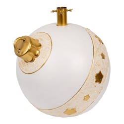 Clayre & Eef Kerstboom Standaard 40x38x38 cm Wit Keramisch materiaal