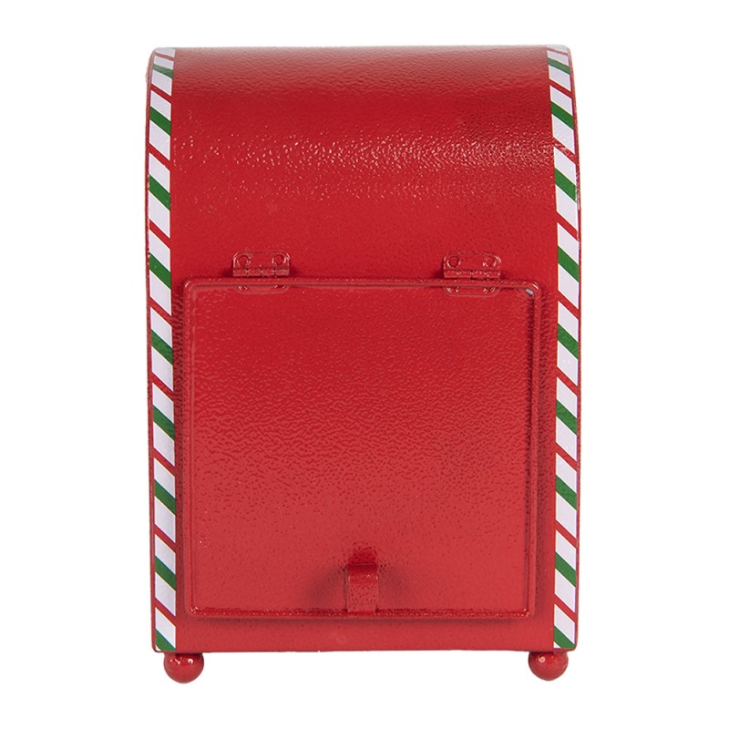 Clayre & Eef Christmas Decoration Mailbox 14x13x19 cm Red Metal