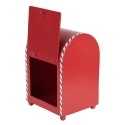 Clayre & Eef Christmas Decoration Mailbox 14x13x19 cm Red Metal