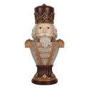 Clayre & Eef Décoration de Noël Image Casse-noisette 16x10x30 cm Marron Plastique
