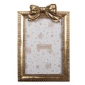 Clayre & Eef Bilderrahmen 10x15 cm Goldfarbig Kunststoff