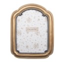 Clayre & Eef Bilderrahmen 10x15 cm Goldfarbig Kunststoff