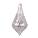 Clayre & Eef Boule de Noël Ø 8x17 cm Couleur argent Verre