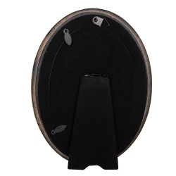 Clayre & Eef Bilderrahmen 10x15 cm Schwarz Kunststoff